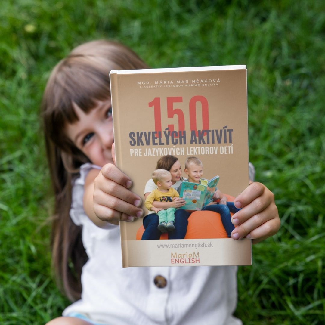 MariaM English | Ekniha 150 aktivít – kniha s dievčatkom