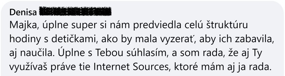 Referencia na webinár – Denisa Referencia na webinár – Denisa